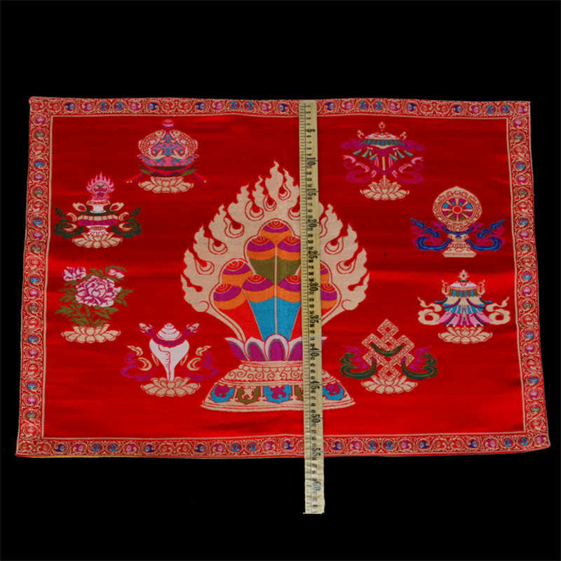 Nimara Ritual Prayer Altar Mat Healing Meditation 8 Auspicious Symbols Mat