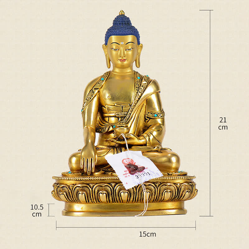 Nimara Ritual Shakyamuni Compassion Copper Statue Decoration