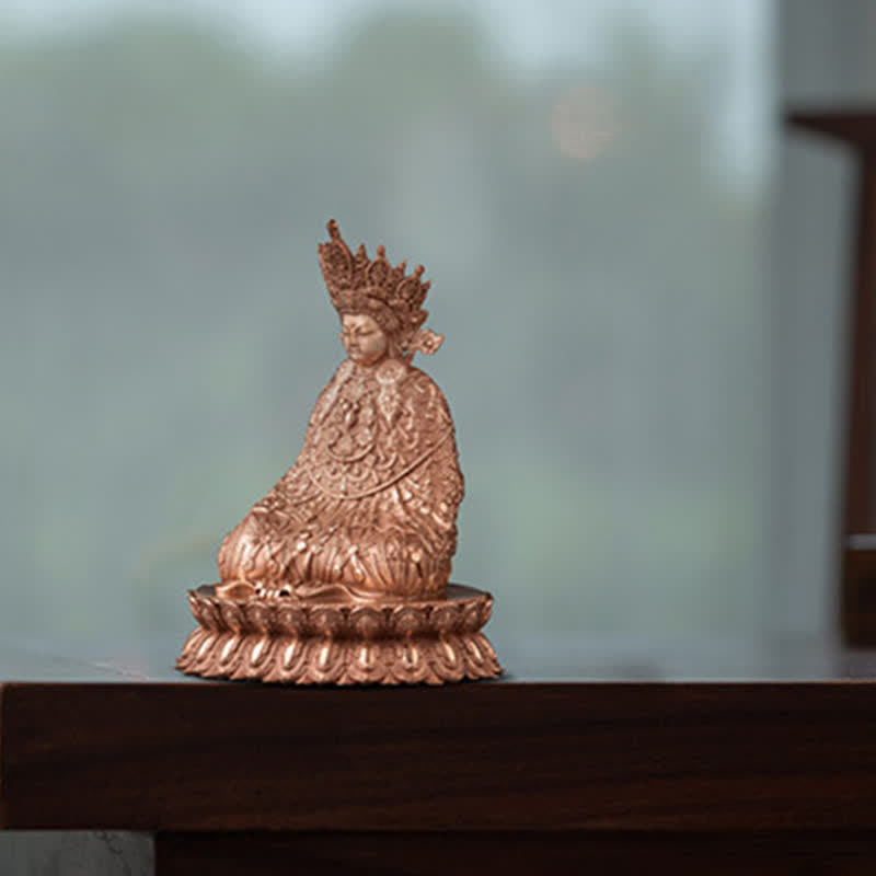 Nimara Ritual Shakyamuni Figurine Compassion Handmade Copper Statue Decoration