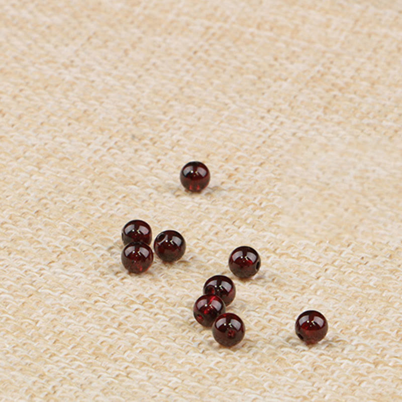Nimara Ritual Natural Garnet Strawberry Quartz Calm Bracelet