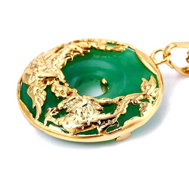 Nimara Ritual Natural Jade Prosperity Necklace