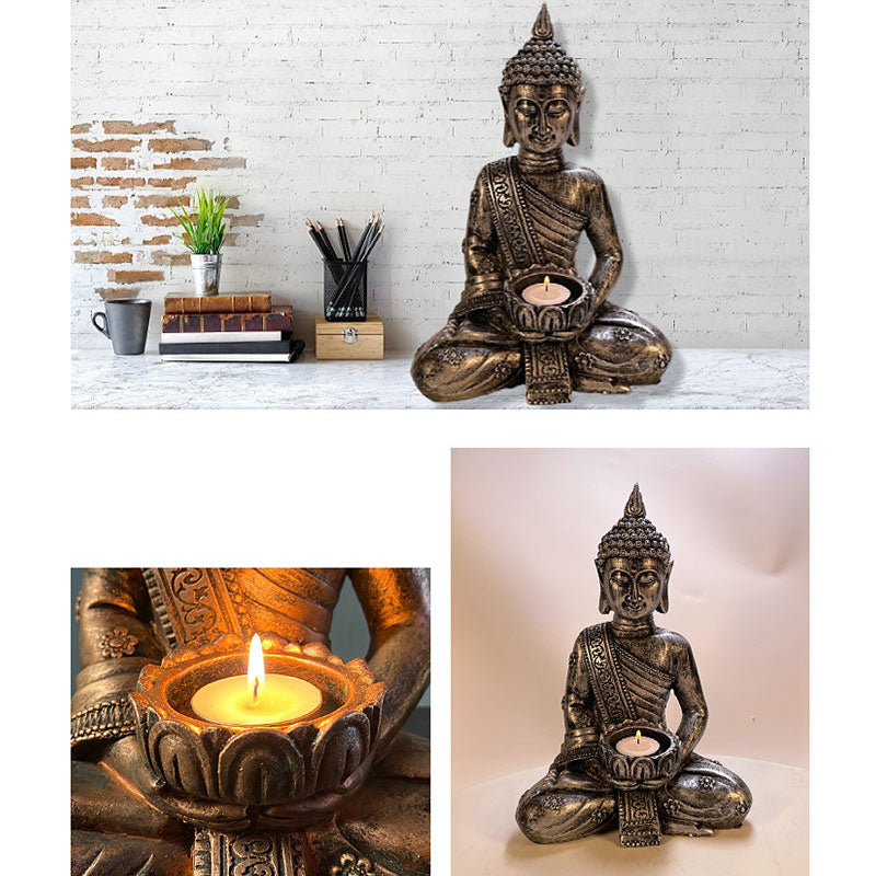 Nimara Ritual Tibetan Buddha Blessing Decoration Candlestick