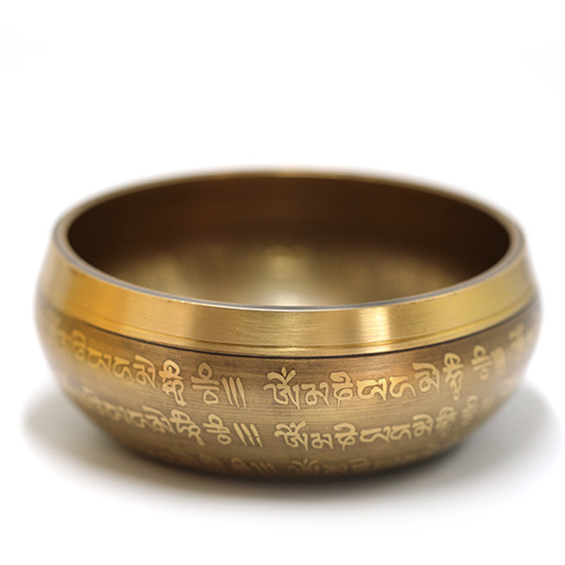 Nimara Ritual Tibetan Sound Bowl Handcrafted for Yoga Mindfulness and Meditation Singing Bowl Set