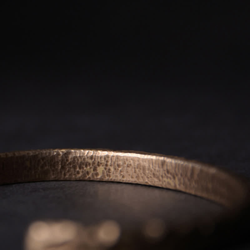 Nimara Ritual Simple Design Copper Wealth Cuff Bracelet