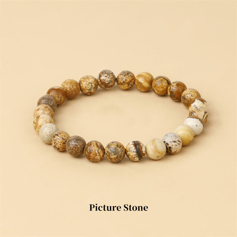 Nimara Ritual Natural Stone Quartz Healing Beads Bracelet