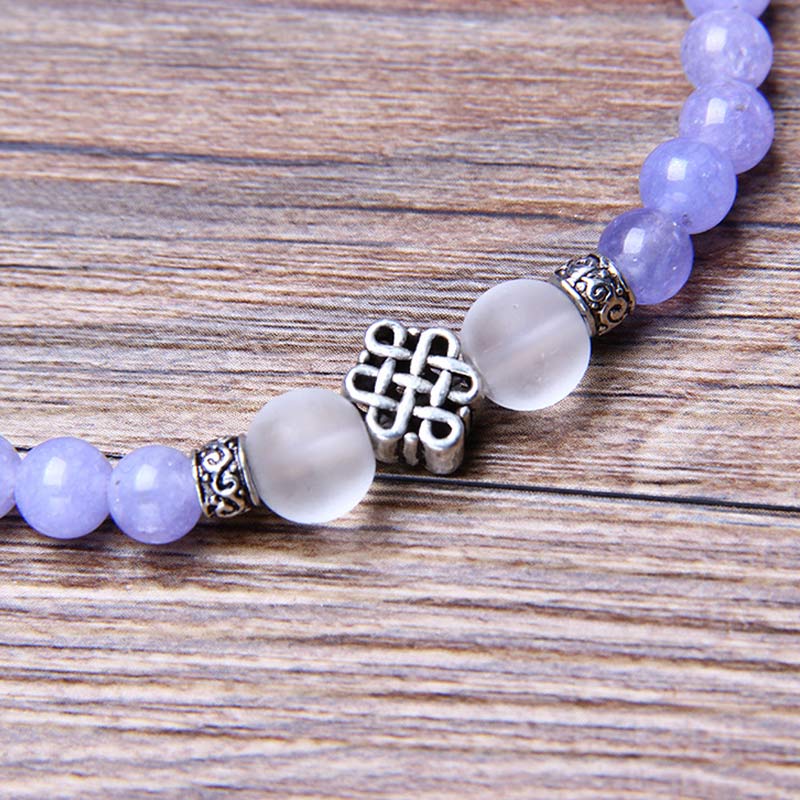 Nimara Ritual Purple Jasper Bead Strength Bracelet Mala
