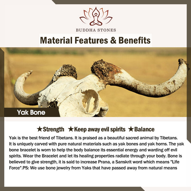 Nimara Ritual Tibetan Natural Yak Bone The Lord Of The Corpse Forest Dice Chinese Zodiac Nine Palaces Eight Diagrams Strength Wrist Mala