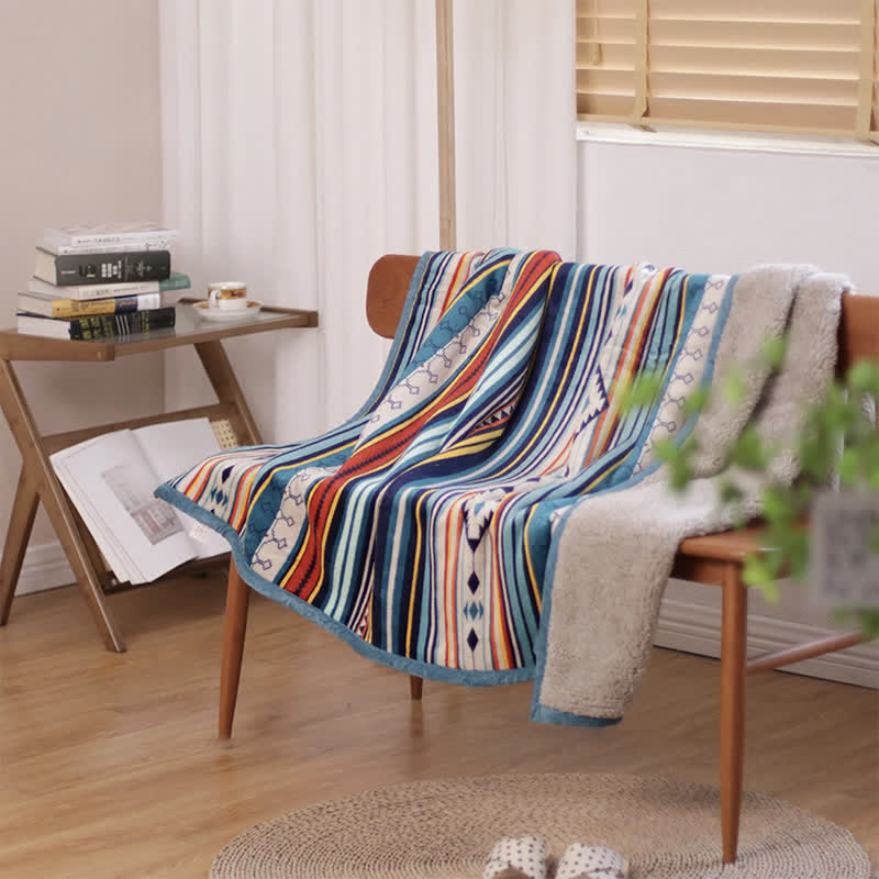 Nimara Ritual Geometric Warm Soft Bed Throw Blanket