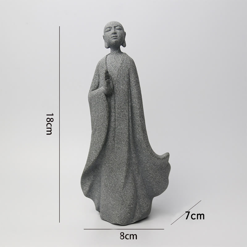 Nimara Ritual Meditation Buddha Monk Serenity Home Decoration