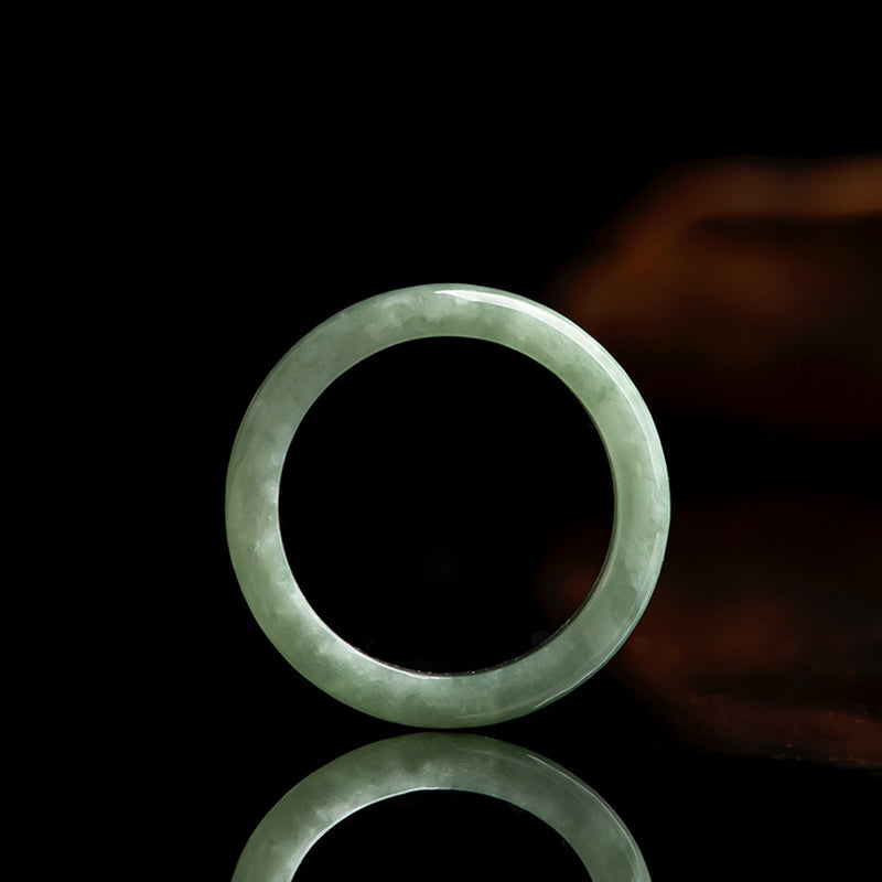Nimara Ritual Natural Jade Prosperity Abundance Ring