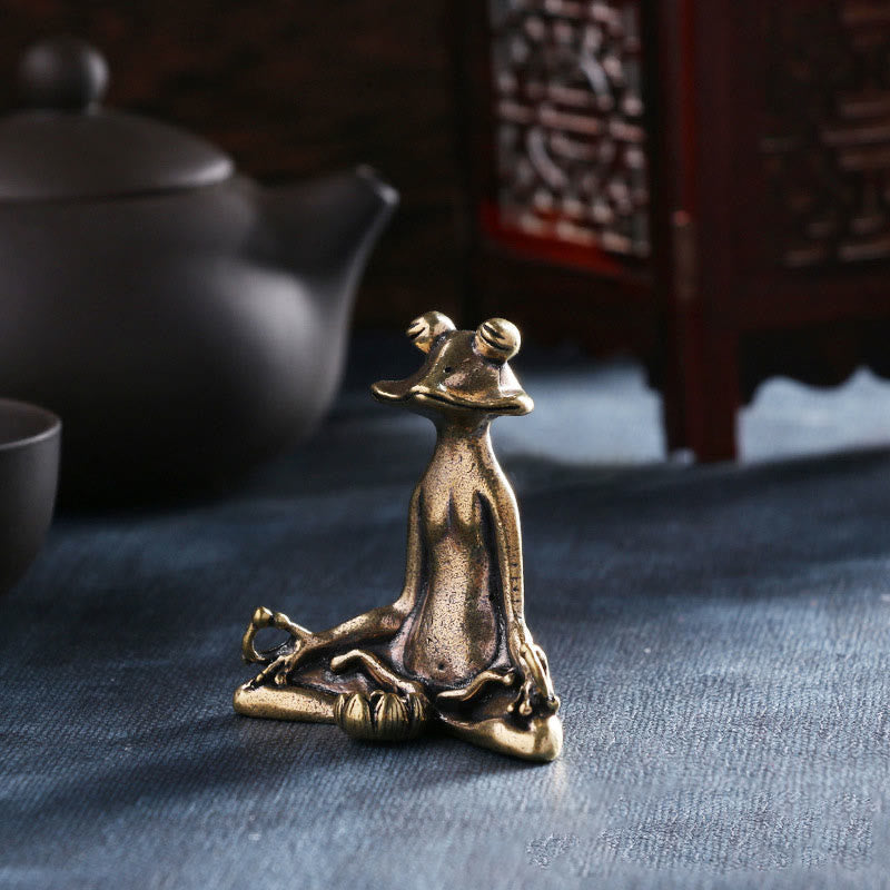 Nimara Ritual Mini Small Frog Turtle Koi Fish Snail Crab Copper Wealth Home Decoration
