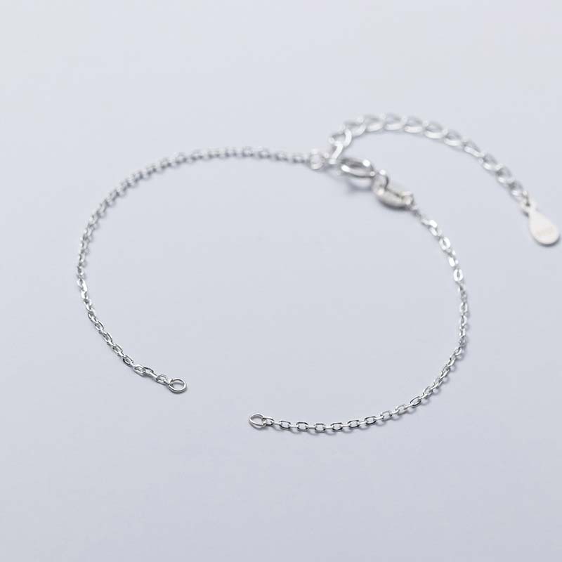 Nimara Ritual 925 Sterling Silver Semi-finished Chain Blessing Bracelet