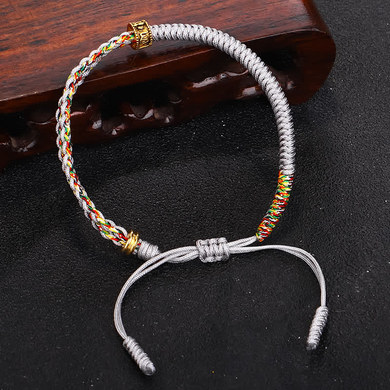 Nimara Ritual Om Mani Padme Hum Protection Luck String Bracelet