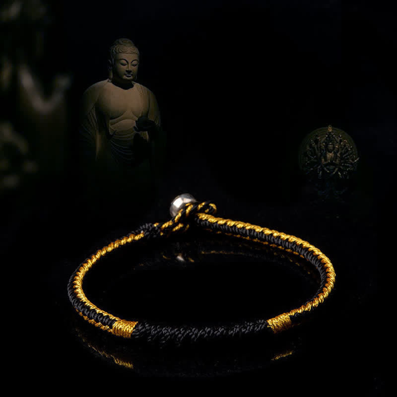 Nimara Ritual Tibetan Handmade Braid Luck String Protection Bracelet