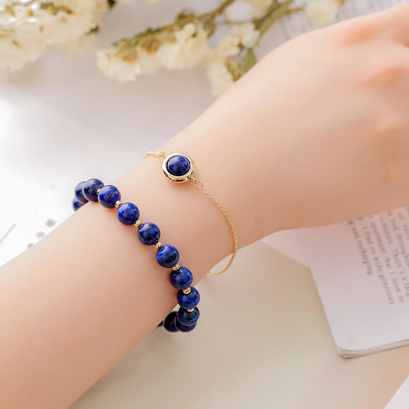 Nimara Ritual Sun Stone Strawberry Quartz Crystal Positive Bracelet