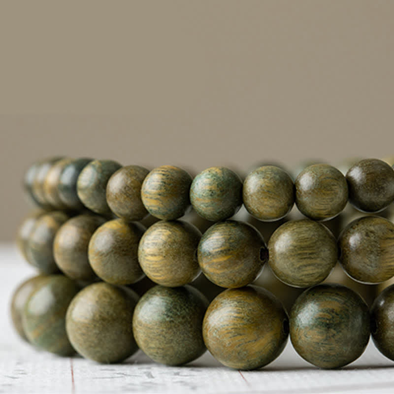 Nimara Ritual Tibetan Green Sandalwood Soothing Cure Bracelet