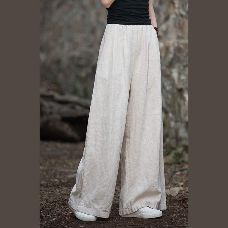 Nimara Ritual Retro Wide Leg Pants Casual Women's Yoga Pants With Pockets