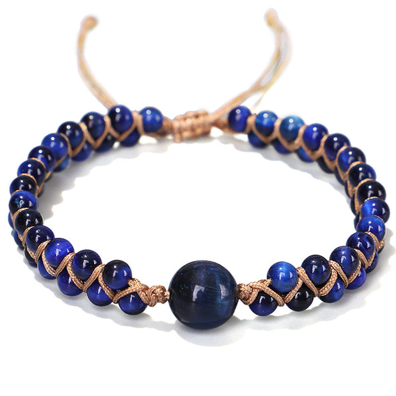 Nimara Ritual Divine Blue Tiger Eye Stone Protection Bracelet