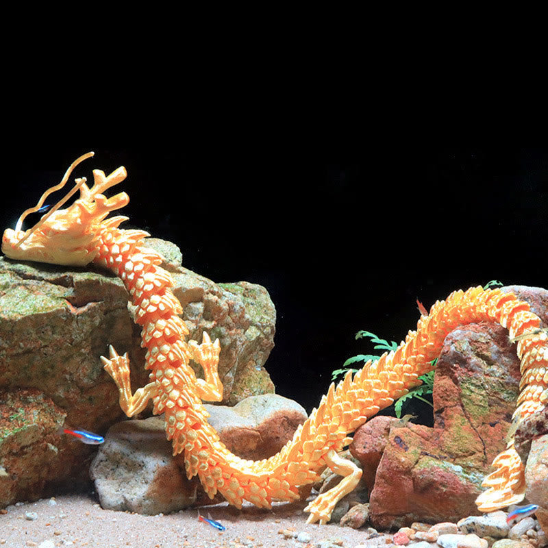 Nimara Ritual Feng Shui Dragon Luminous 3D Printed Dragon Luck Success Home Decoration