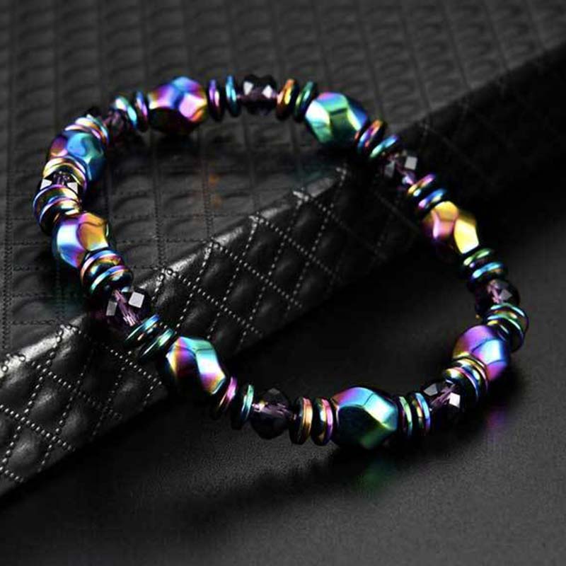 Nimara Ritual Rainbow Hematite Wellness Bracelet