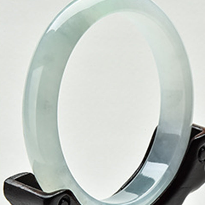 Nimara Ritual Natural Jade Prosperity Wealth Luck Bangle Bracelet