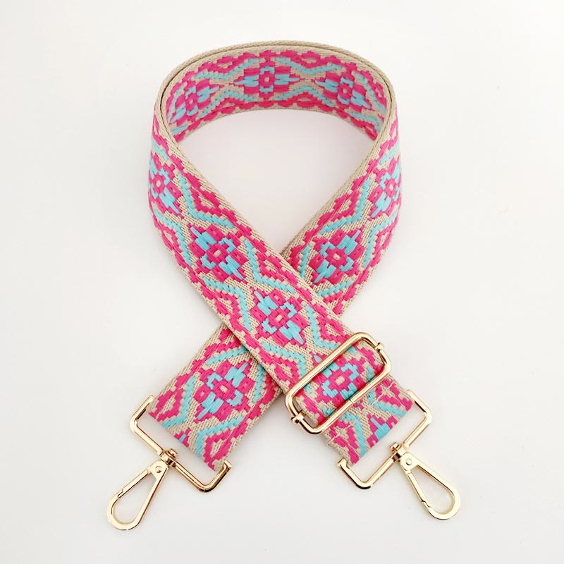 Nimara Ritual Multicolor Embroidered Shoulder Bag Straps