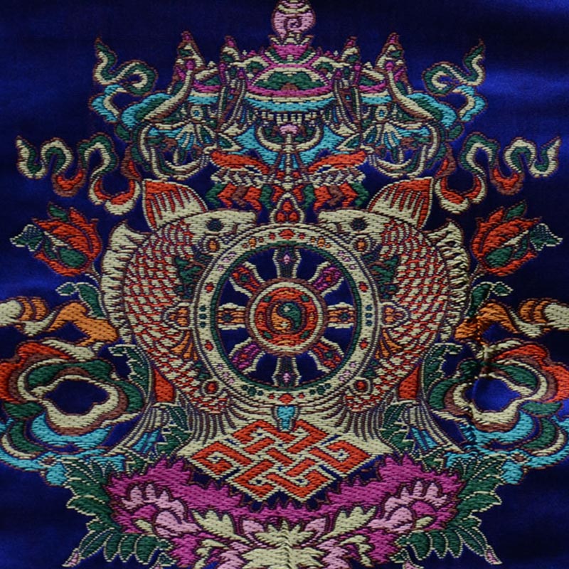 Nimara Ritual Prayer Altar Mat Healing Meditation Vajra Auspicious Symbols