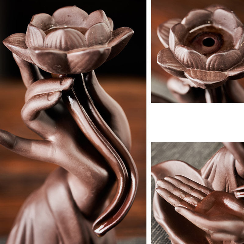 Nimara Ritual Lotus Bergamot Healing Incense Burner