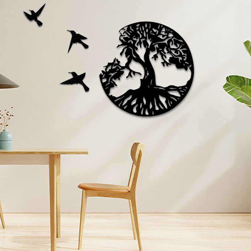 Nimara Ritual Tree of Life Birds Creation Wall Art