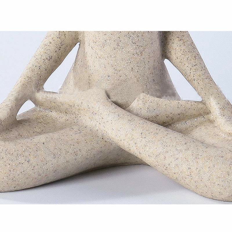 Nimara Ritual Abstract Yoga Meditating Exercise Resin Spiritual Figurine Sculpture Desk Decoration