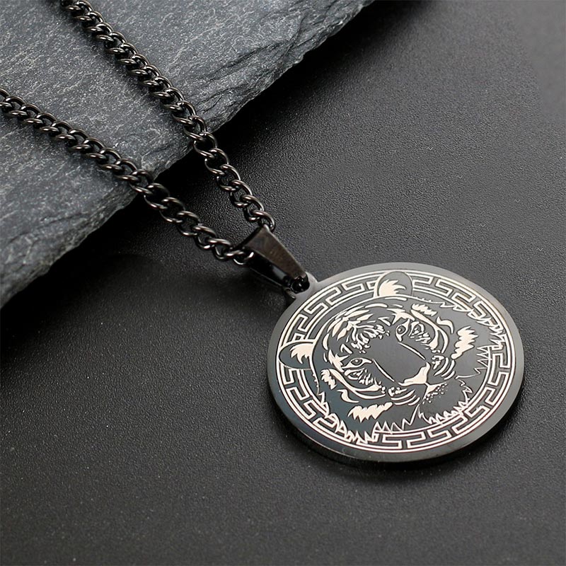 Nimara Ritual Animal Titanium Steel Chain Necklace Protection Pendant