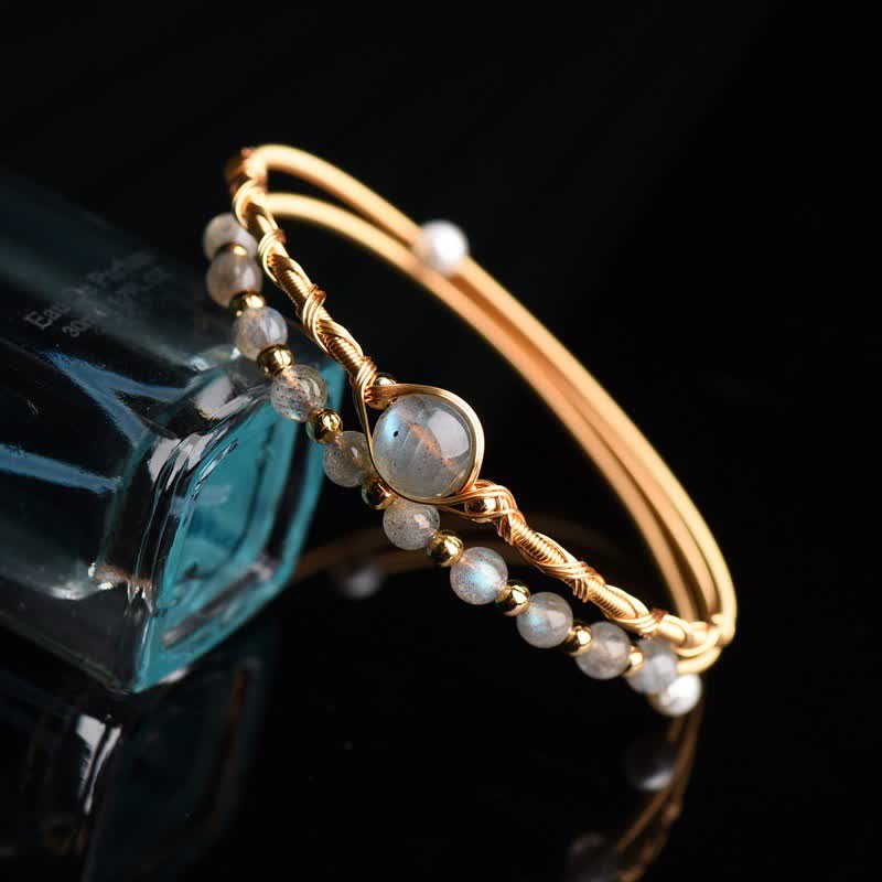 Nimara Ritual Moonstone Healing Love Bracelet Bangle
