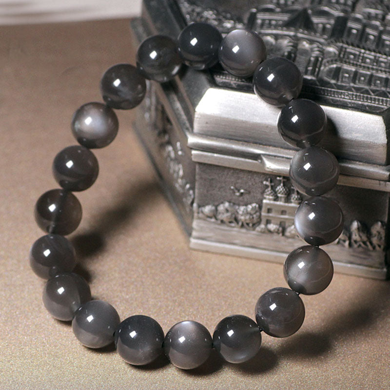 Nimara Ritual Natural Moonstone Positive Love Beads Bracelet