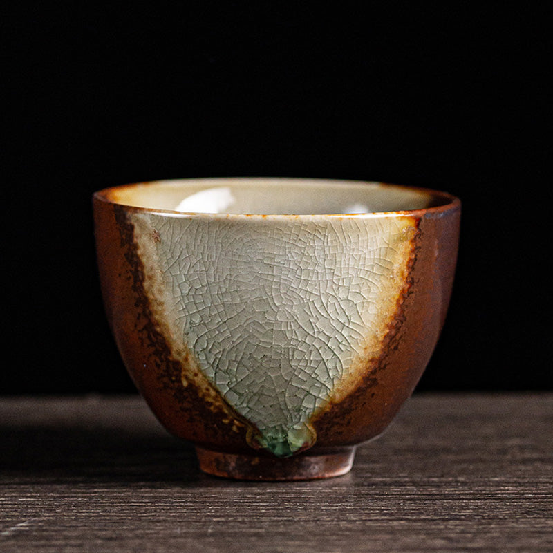 Nimara Ritual Retro Brown Kiln Change Ceramic Teacup Kung Fu Tea Cup