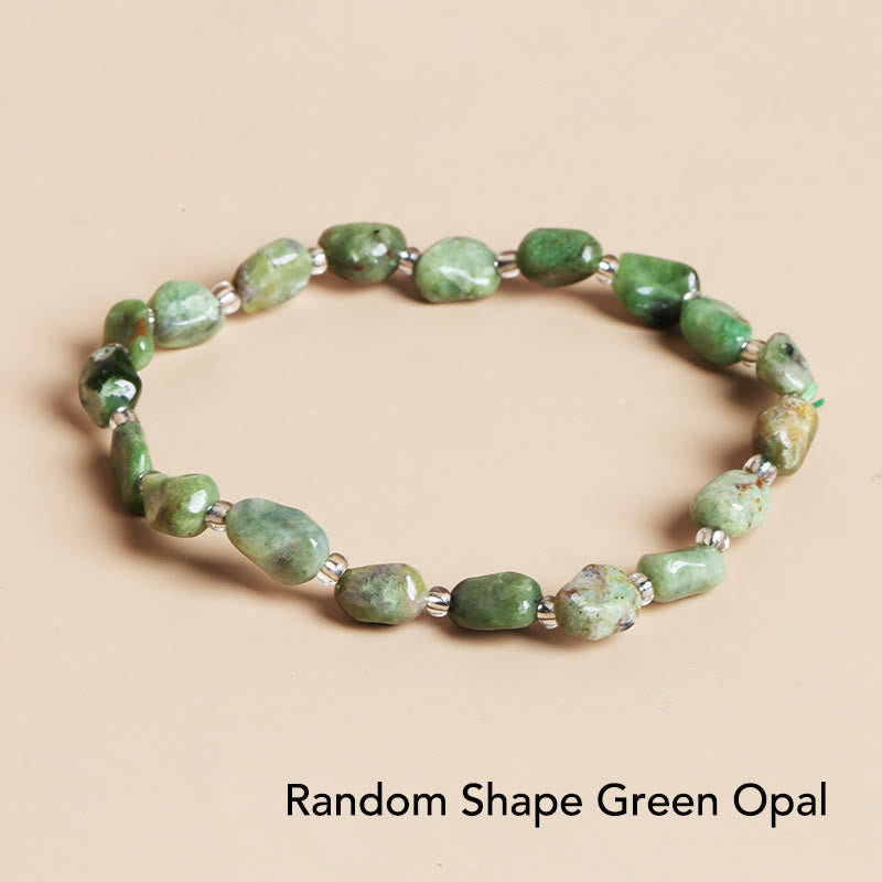 Nimara Ritual Natural Irregular Shape Stone Crystal Meditation Balance Bracelet