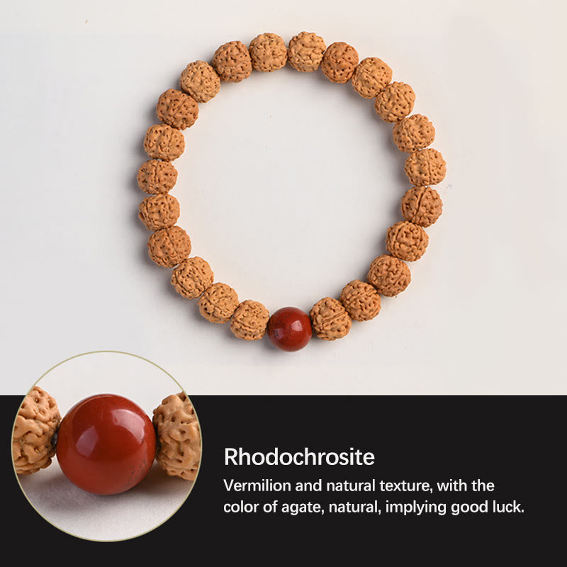 Nimara Ritual Tibet Rudraksha Bodhi Seed Wealth Auspiciousness Bracelet