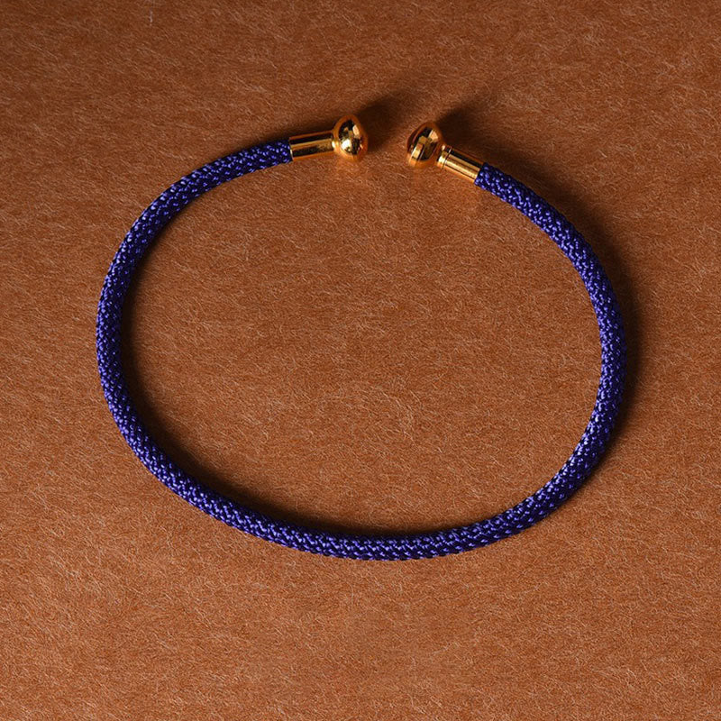 Nimara Ritual Simple Design Handmade Luck Braid String Cuff Bracelet