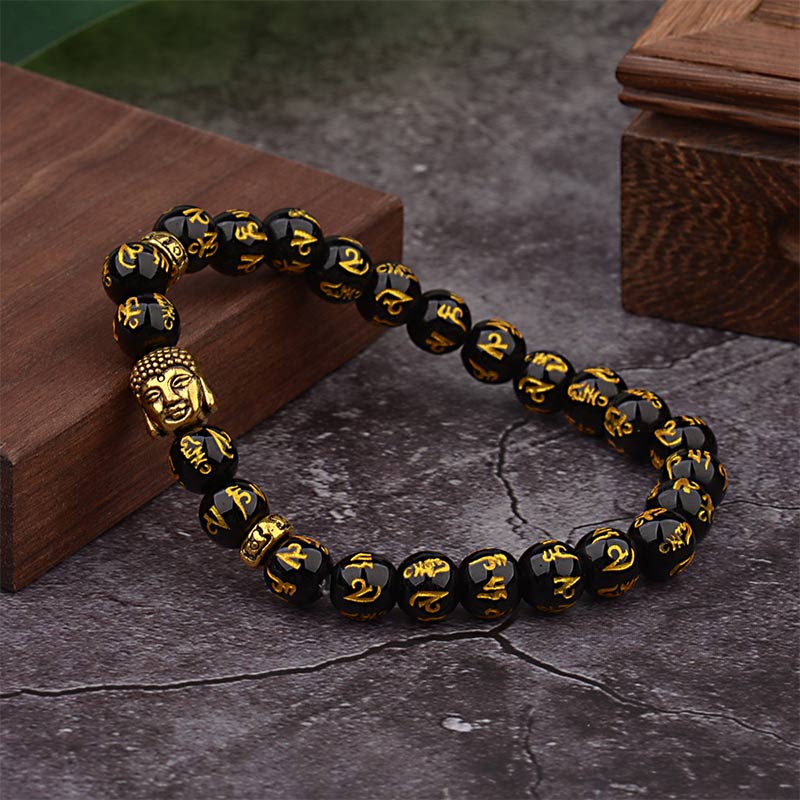 Nimara Ritual Tibetan Buddha Mantra Amulet Bracelet