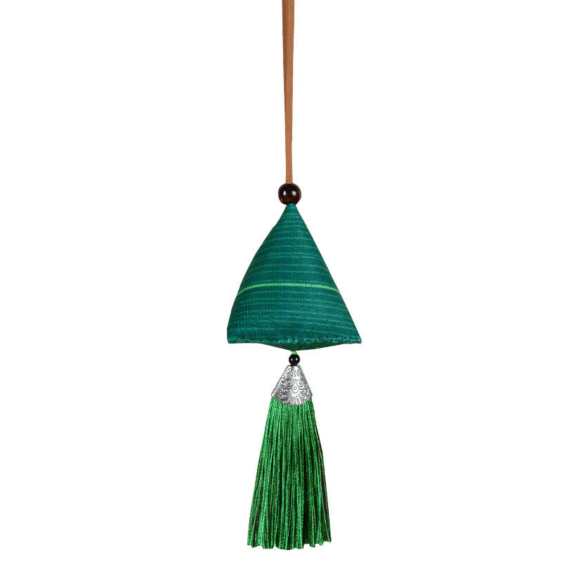 Nimara Ritual Dragon Boat Festival Zongzi Pattern Sachet Protection Tassel Hanging Decoration