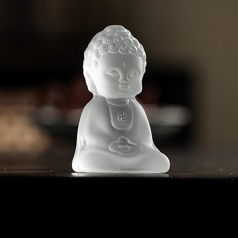 Nimara Ritual Mini Tathagata Buddha Liuli Serenity Desk Decoration