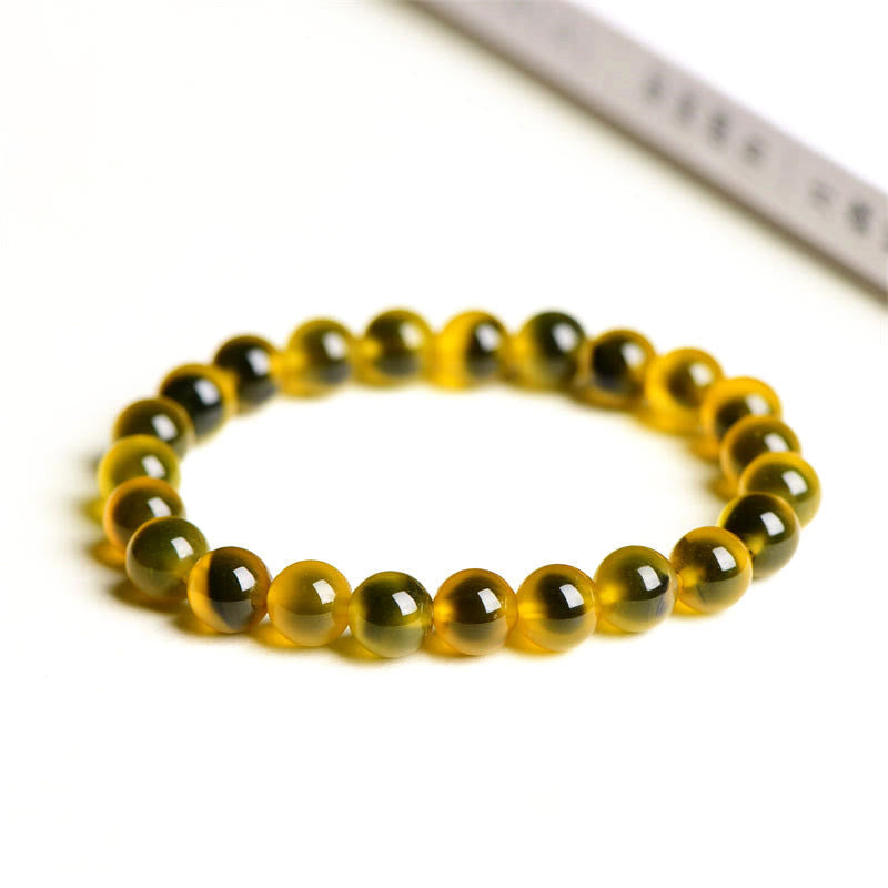 Nimara Ritual Natural Colorful Candy Agate Harmony Strength Bead Bracelet