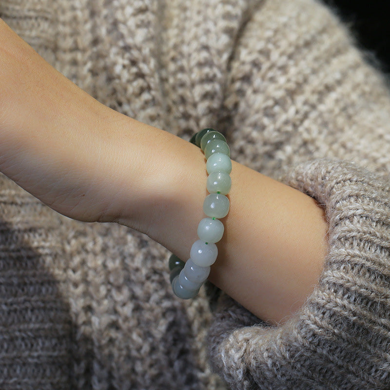 Nimara Ritual Gradient Jade Luck Blessing Bracelet