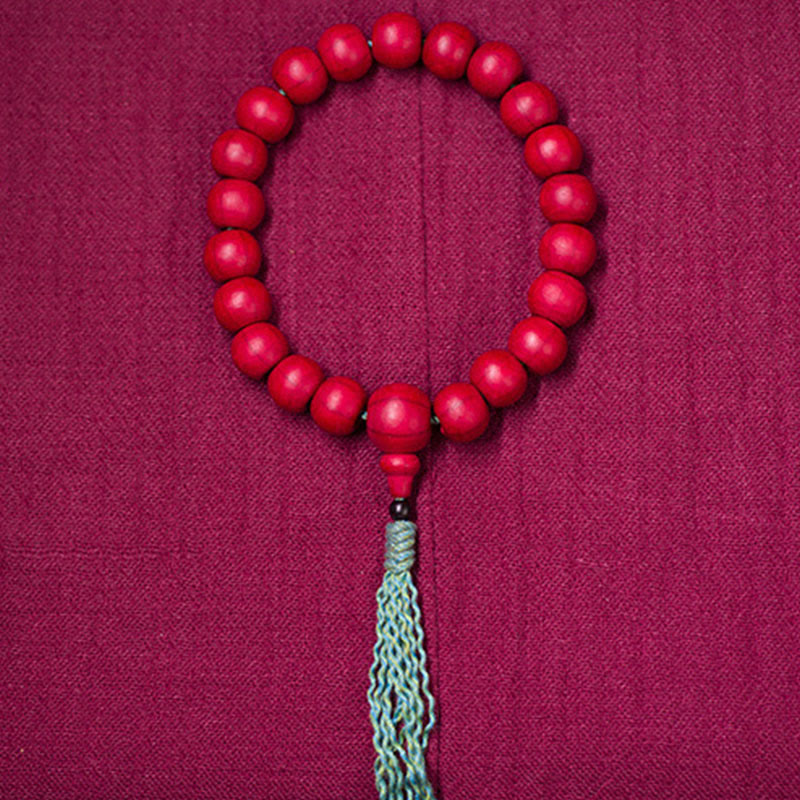 Nimara Ritual Abelia Biflora Wood Warding Off Evil Spirits Wrist Mala