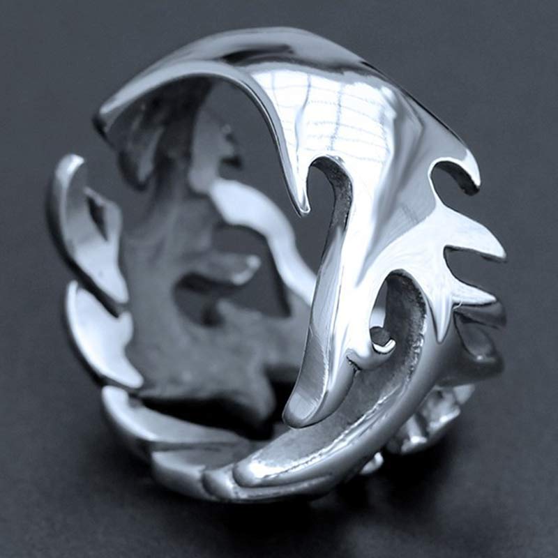 Nimara Ritual Dragon Pattern Protection Strength Adjustable Ring