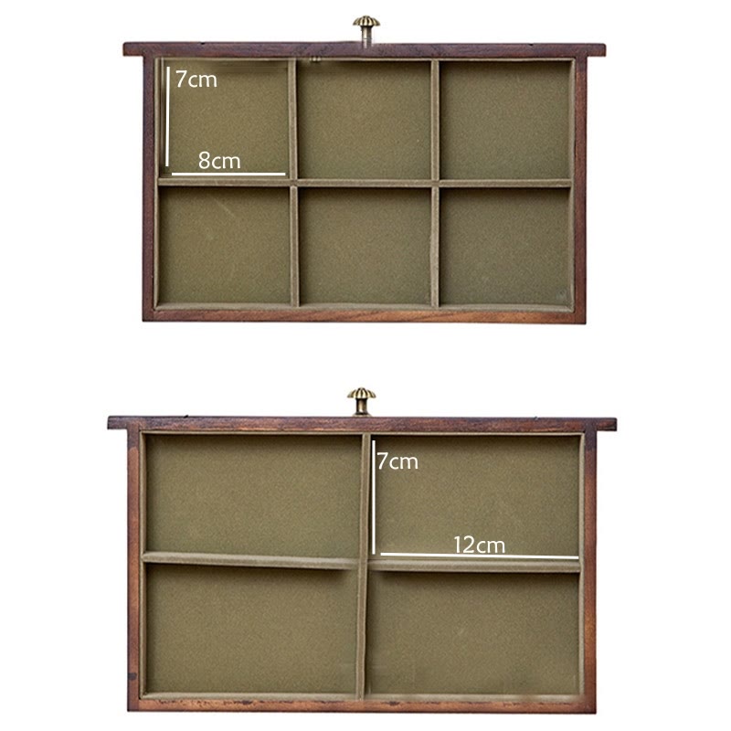 Nimara Ritual Retro Solid Wood Jewelry Box Four-Layer Wooden Jewelry Storage Box