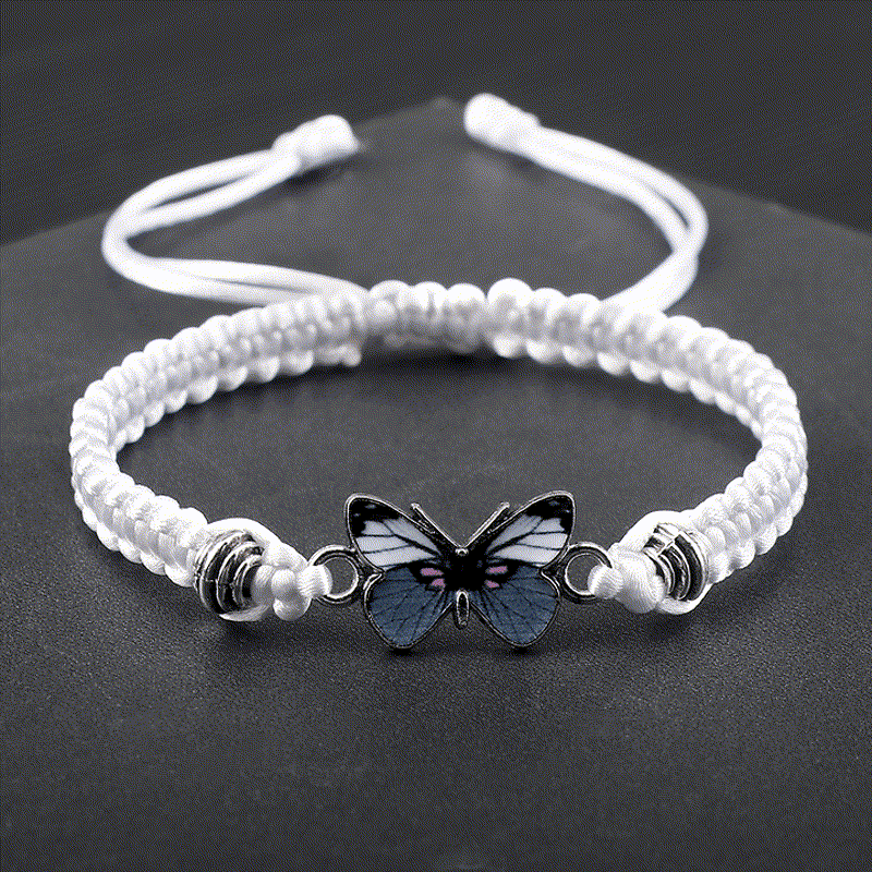 Nimara Ritual Butterfly Freedom Love String Charm Bracelet