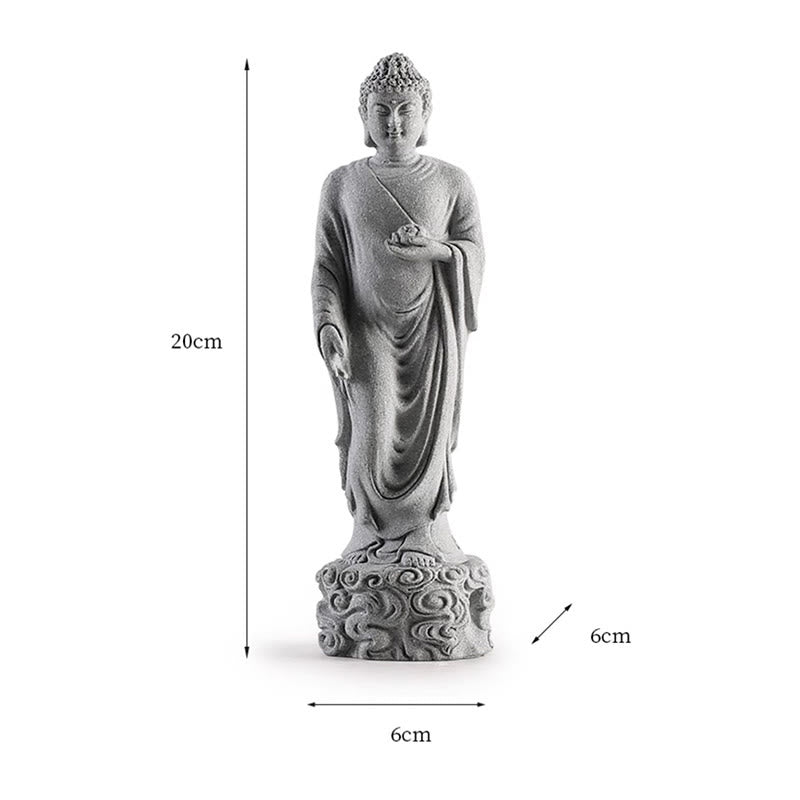 Nimara Ritual Meditation Buddha Auspicious Clouds Design Serenity Home Decoration