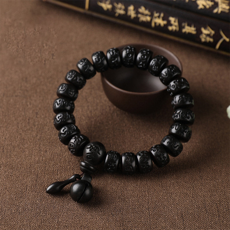Nimara Ritual Tibetan Lightning Strike Wood Protection Bracelet