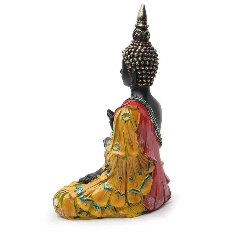 Nimara Ritual Thai Buddha Serenity Resin Statue Decoration