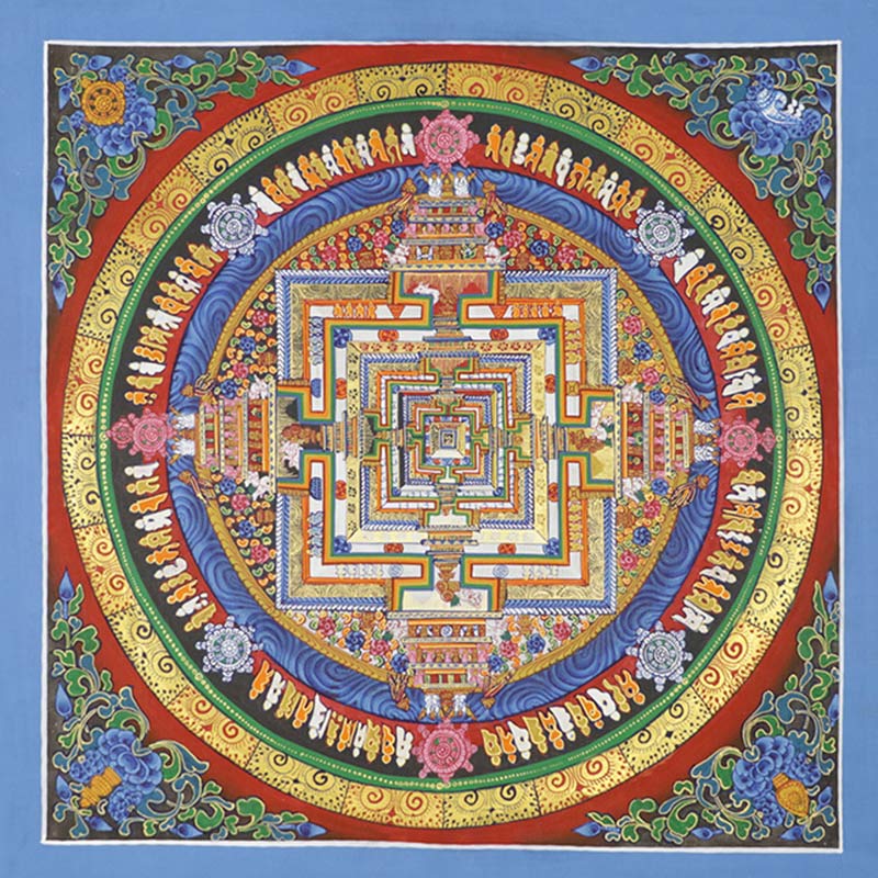 Nimara Ritual Tibetan Thangka Painting Blessing Handmade Decoration